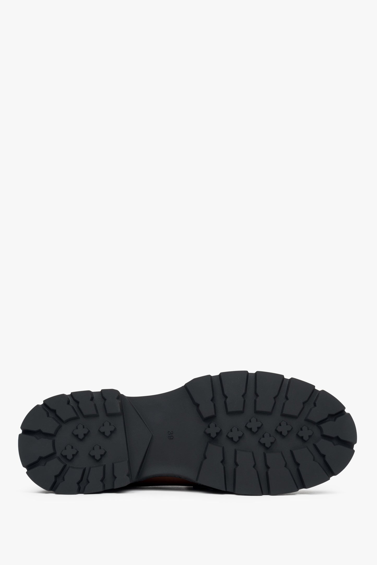 Modische braune Lederloafer für Damen Estro ER00115912