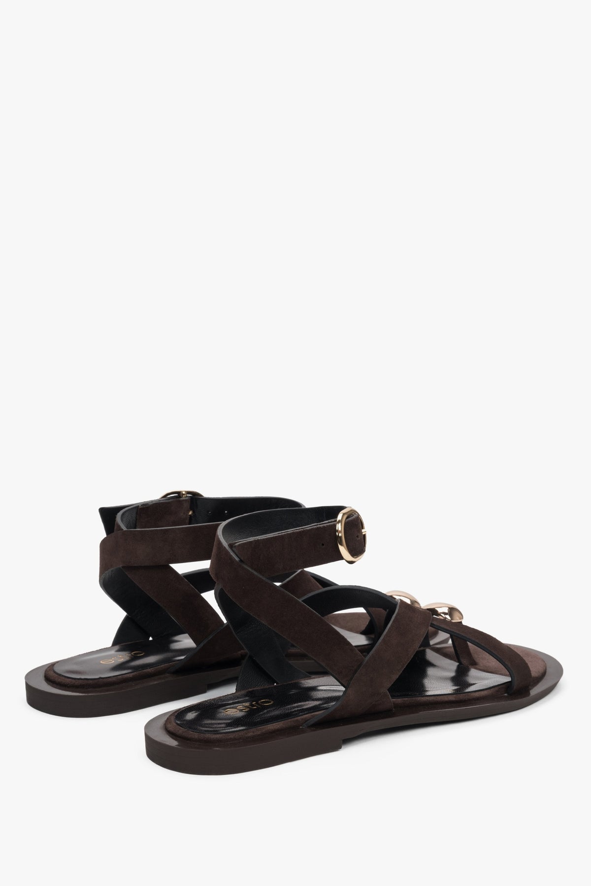 Bequeme Sommerschuhe aus Echtleder für Damen, Estro ER00117380