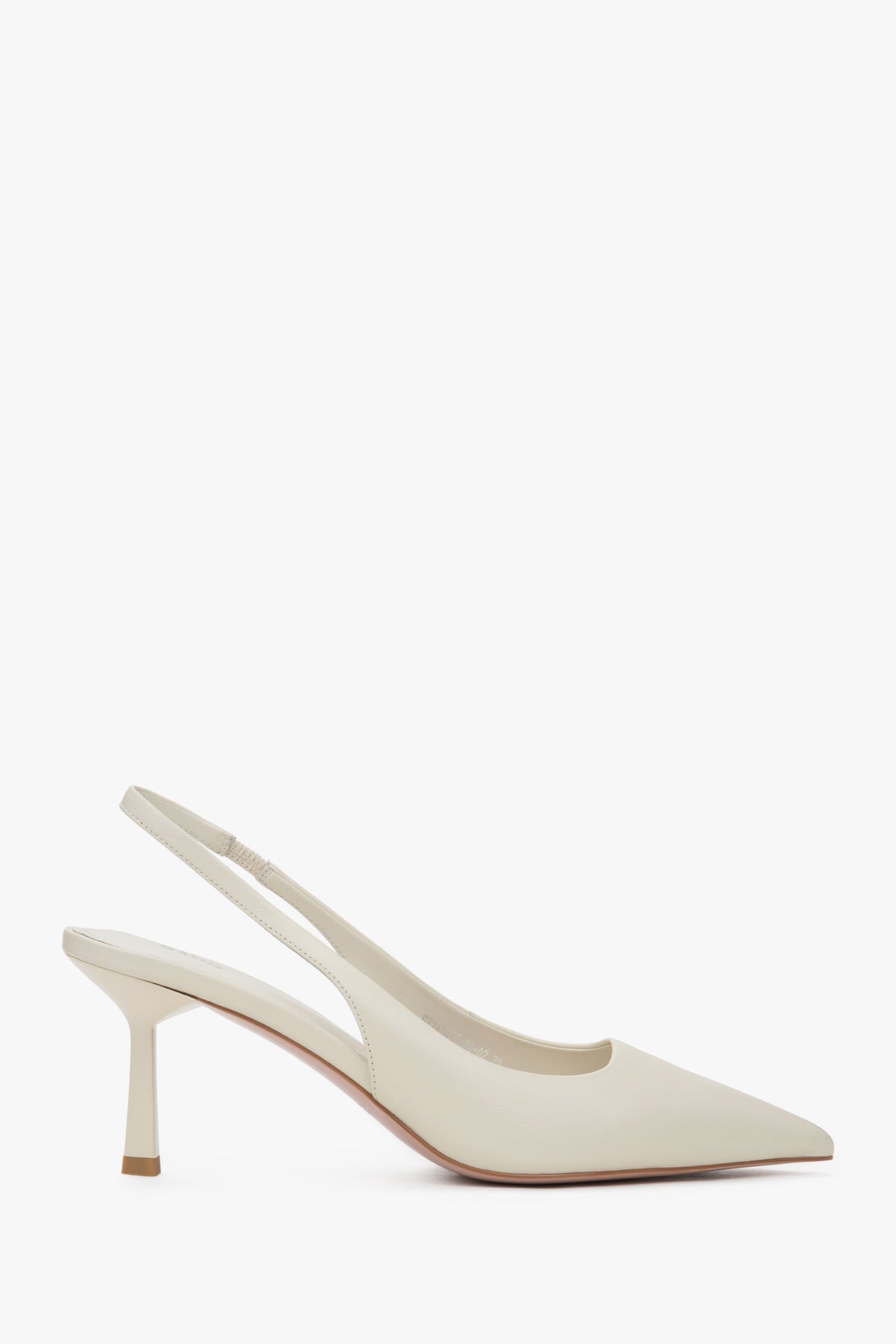 Hellbeige Slingback-Pumps mit Stilettoabsatz für Damen Estro ER00116973