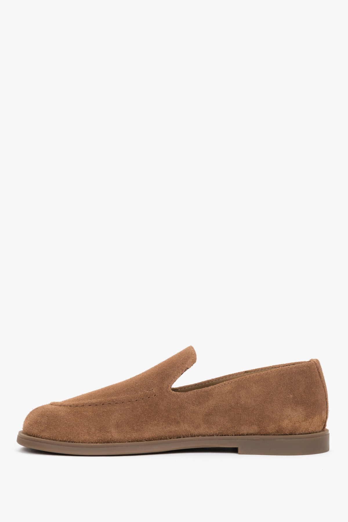 Linke Seitenansicht der bequemen Damen-Schlupfschuhe im Barefoot-Design