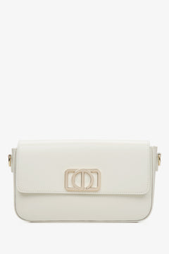 Kleine milchbeige Damen-Handtasche Estro ER00115406.