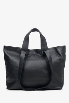 Große Damen-Shopper-Tasche in Schwarz.