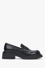 Klassische Damen Penny Loafer mit eckigem Absatz Estro ER00115903