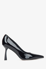 Glänzende High Heels mit spitzer Kappe aus echtem Leder Estro ER00115995