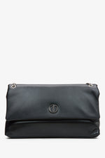Schwarze Damenhandtasche mit Kette Estro ER00114989.