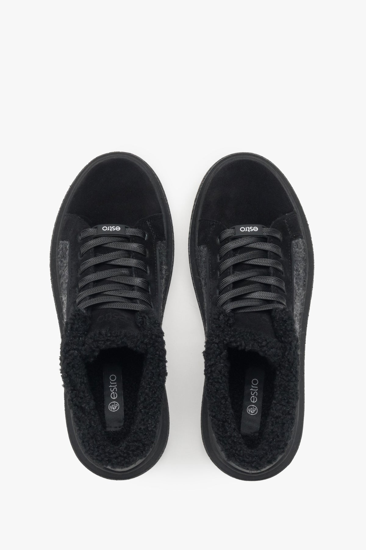Der Estro Winter-Sneaker ER00111517 – urbaner Stil trifft auf Wärme und luxuriöse Materialien.